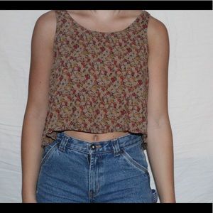 Floral tank top